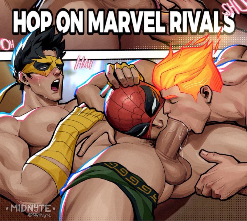 Human Torch (Marvel) Rule 34 Image