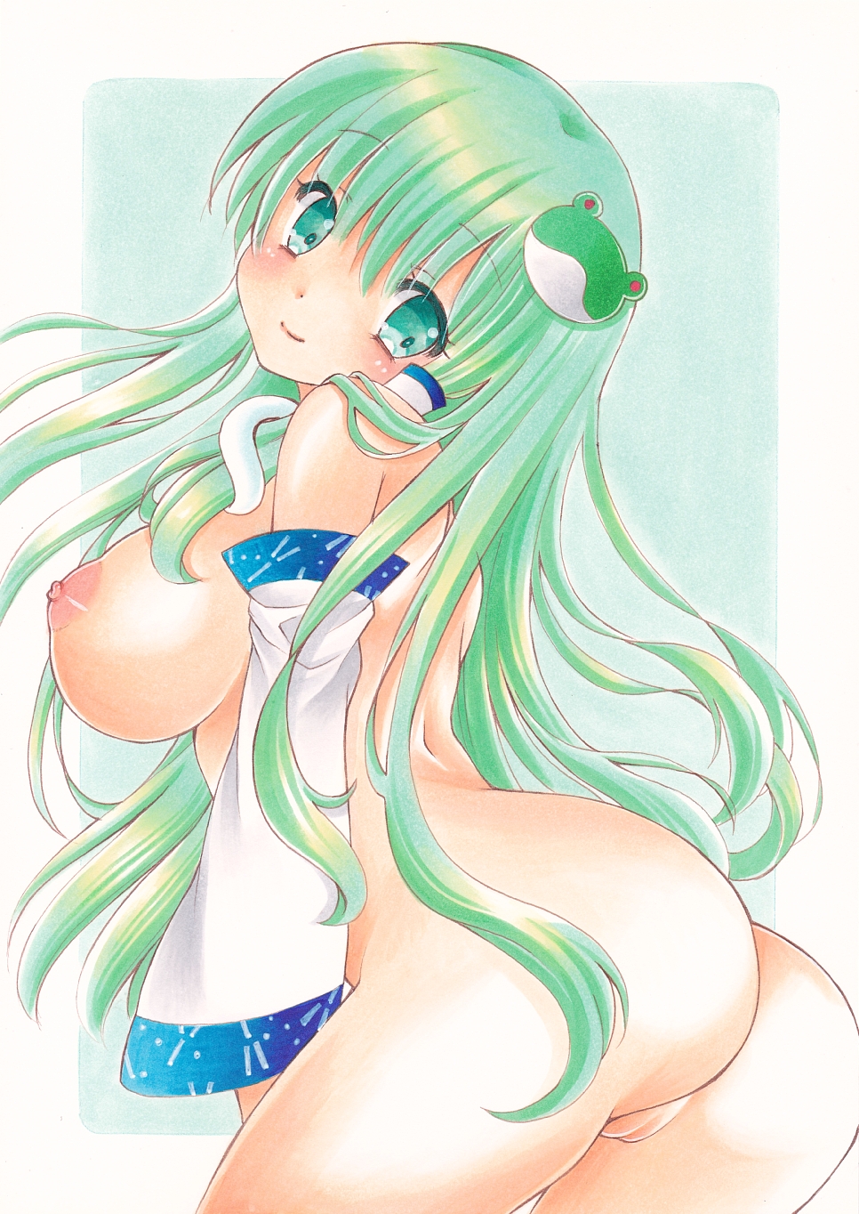 Sanae Kochiya (Touhou) Rule 34 Image