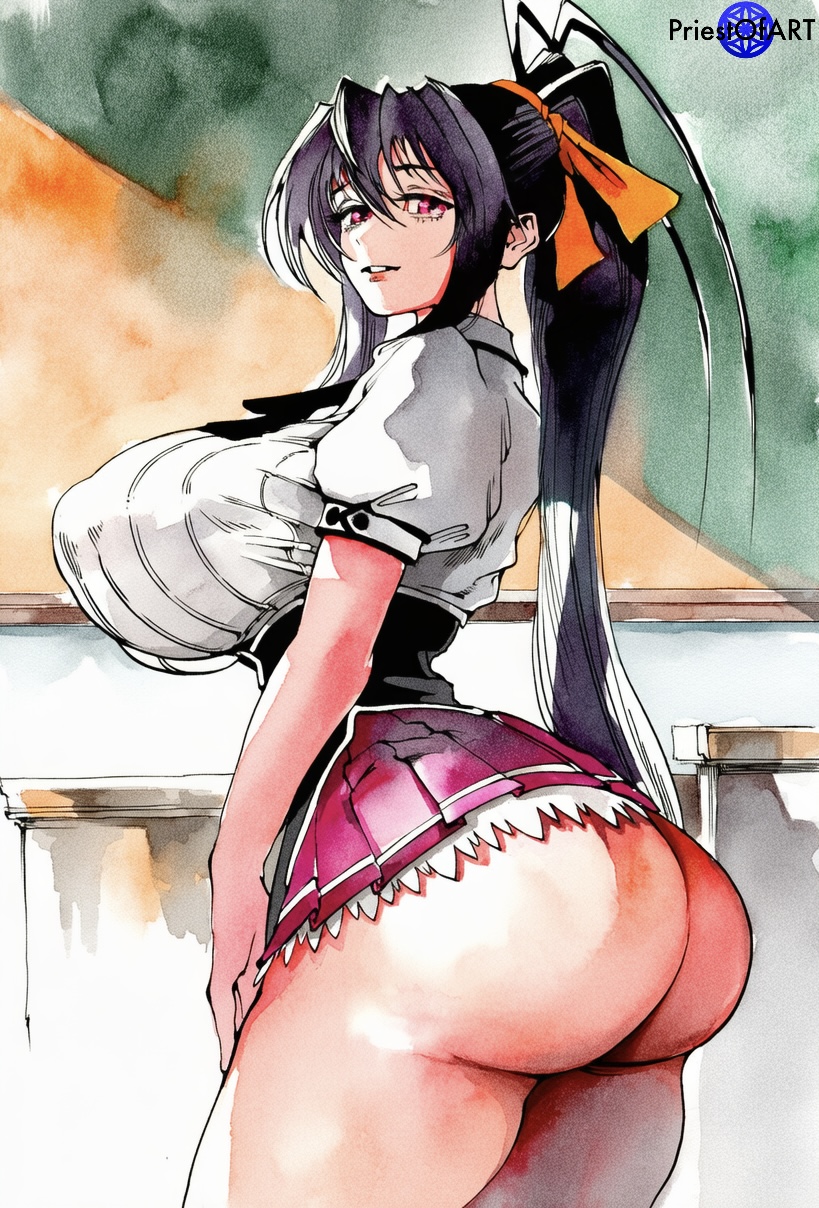 Akeno Himejima (High School Dxd) Rule 34 Image