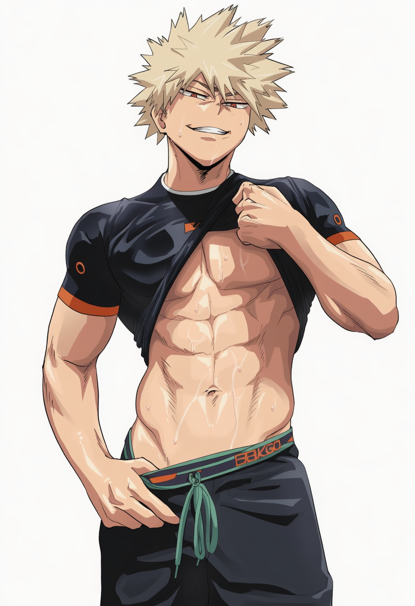 Bakugou Katsuki (My Hero Academia) Rule 34 Image