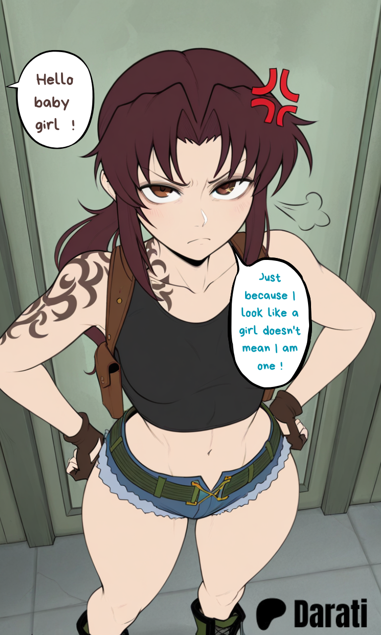 Revy (Black Lagoon) Rule 34 Image