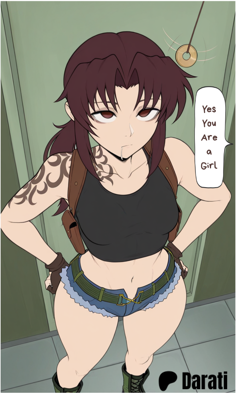 Revy (Black Lagoon) Rule 34 Image