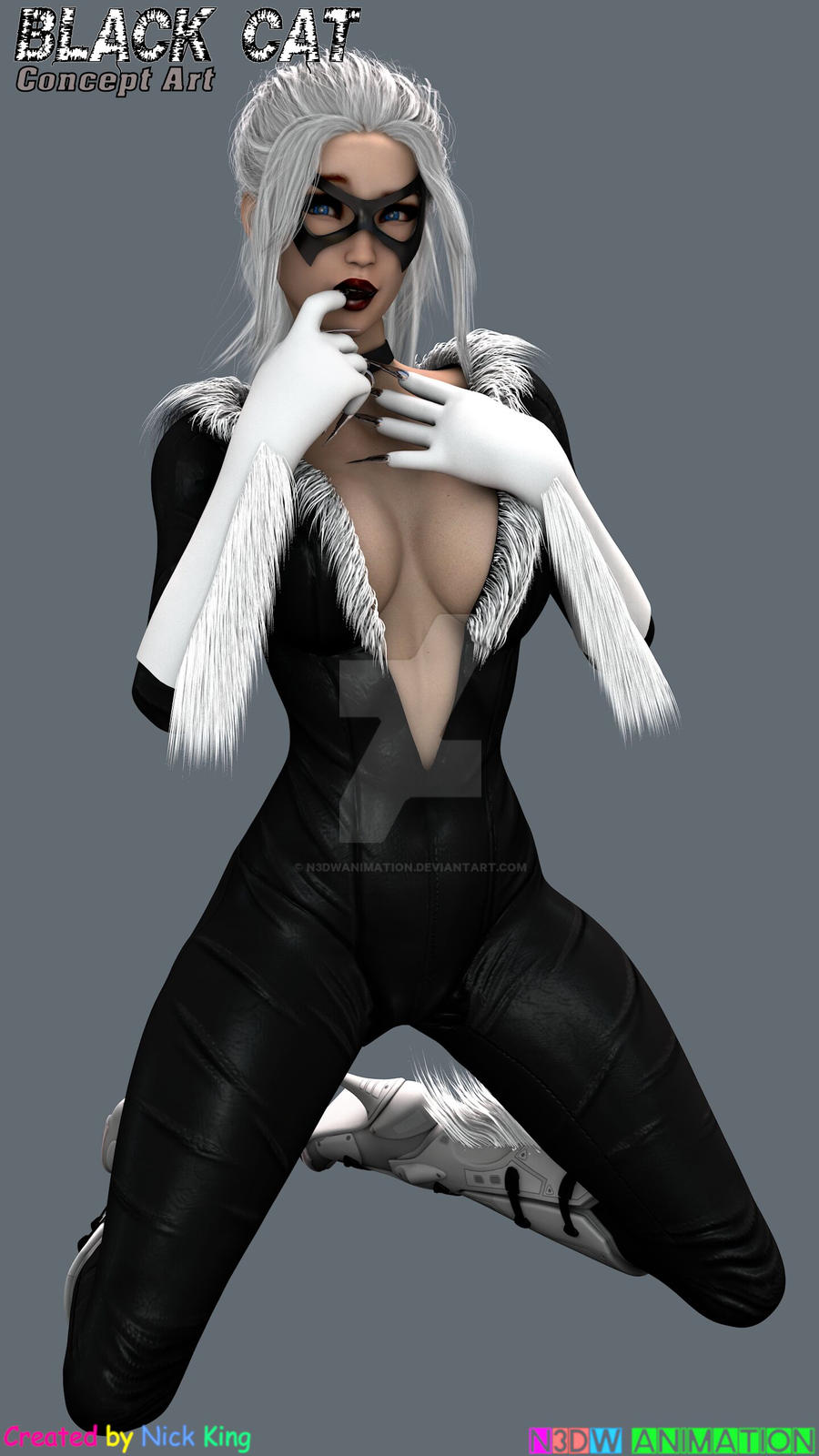 Black Cat (Marvel) Rule 34 Image