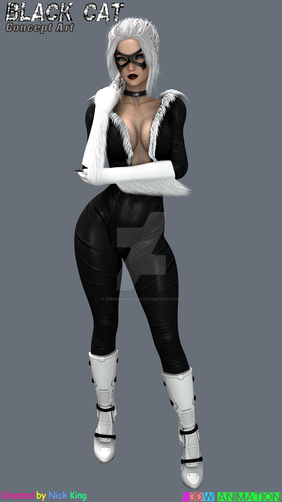 Black Cat (Marvel) Rule 34 Image