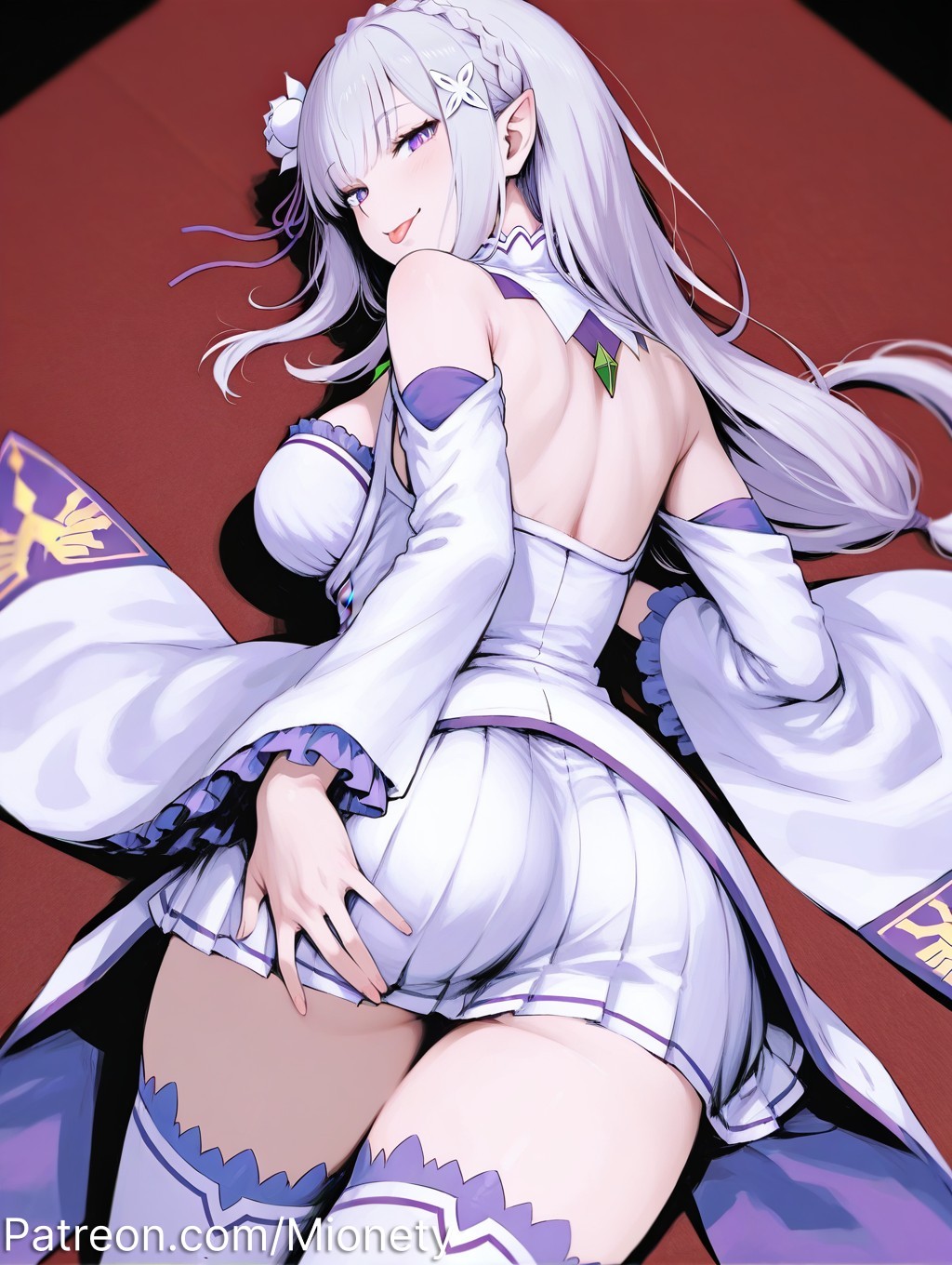 Emilia (Re:Zero) Rule 34 Image