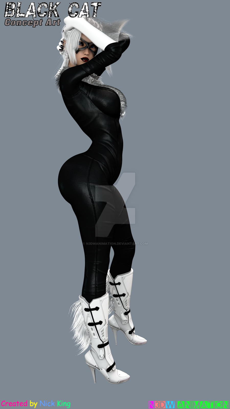 Black Cat (Marvel) Rule 34 Image
