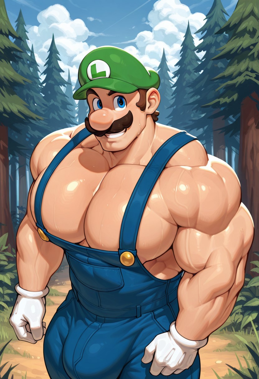 Luigi (Mario (Series)) Rule 34 Image