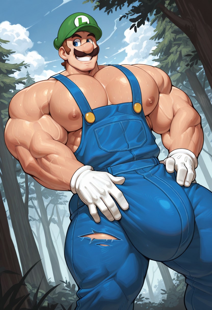 Luigi (Mario (Series)) Rule 34 Image