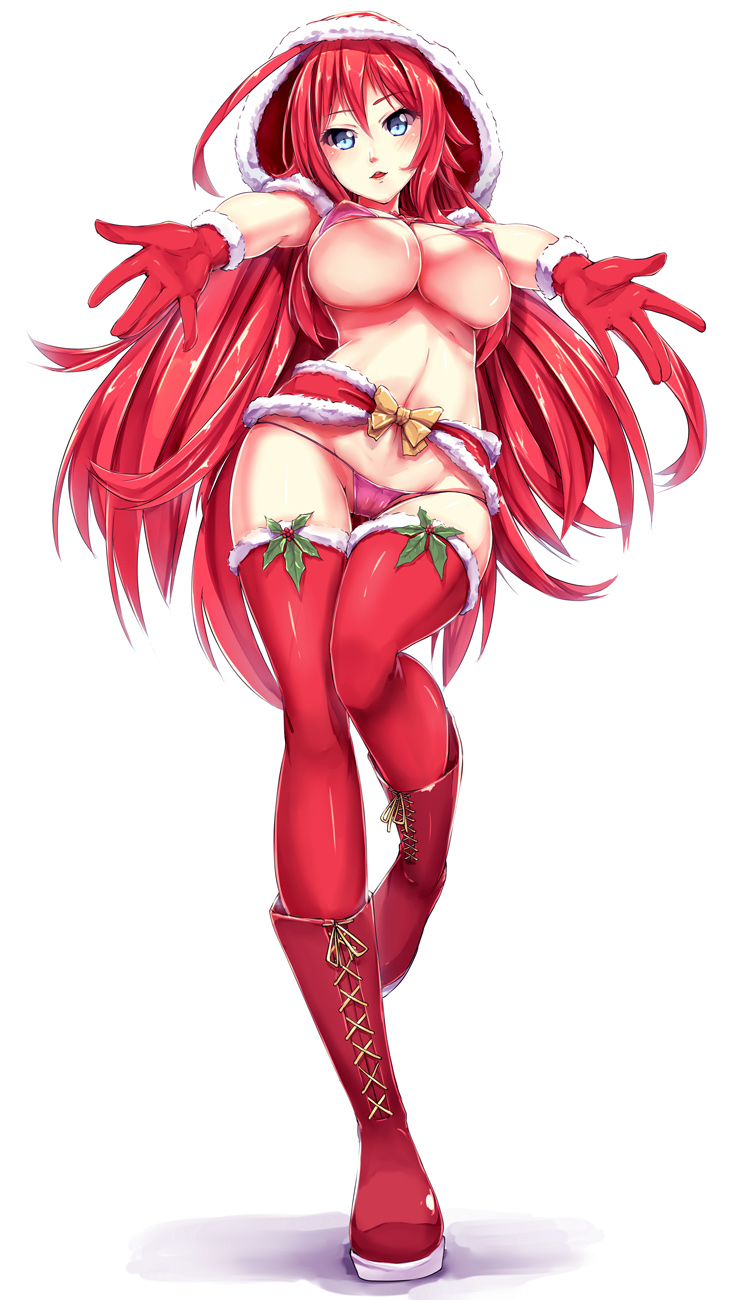 Rias Gremory (Christmas) Rule 34 Image