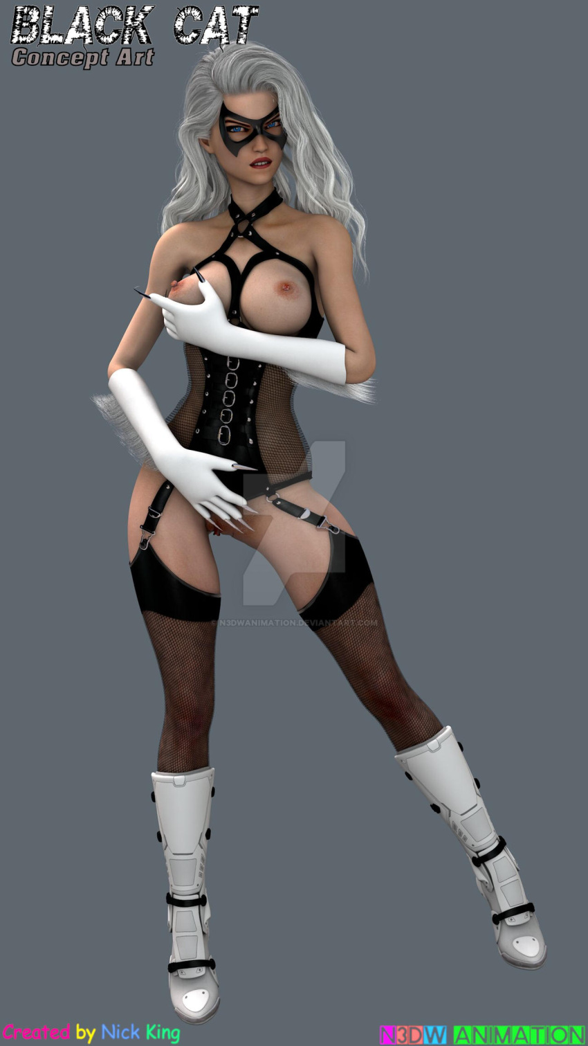 Black Cat (Marvel) Rule 34 Image