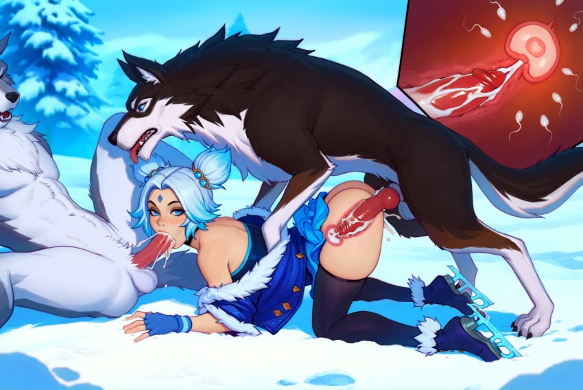 Winter Wonder Zeri (League Of Legends) Rule 34 Image