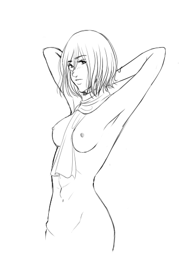 Mikasa Ackerman (Attack On Titan) Rule 34 Image