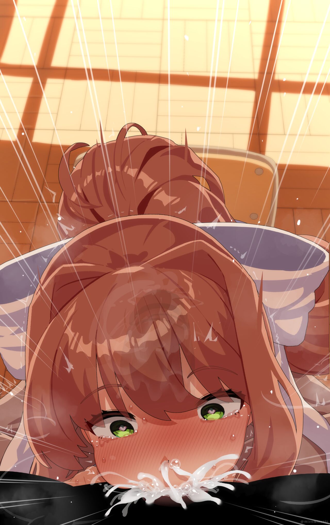 Monika (Doki Doki Literature Club) Rule 34 Image