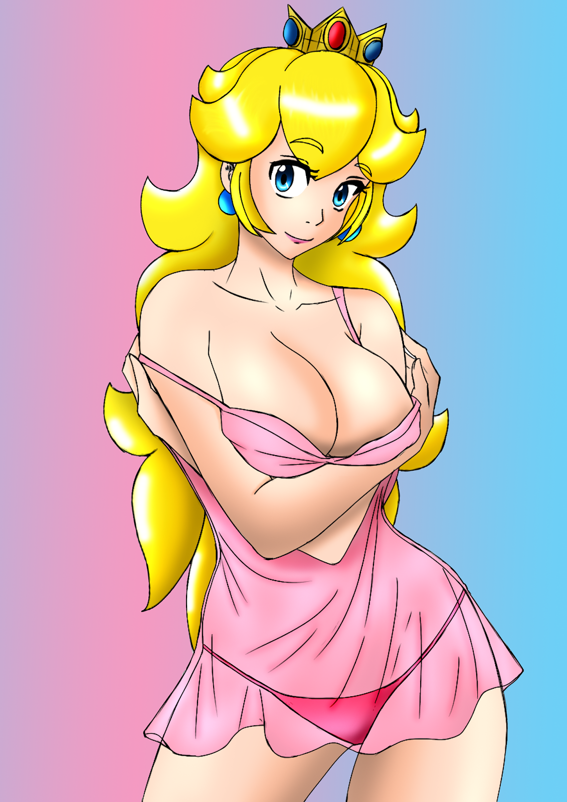 Princess Peach (Mario (Series)) Rule 34 Image