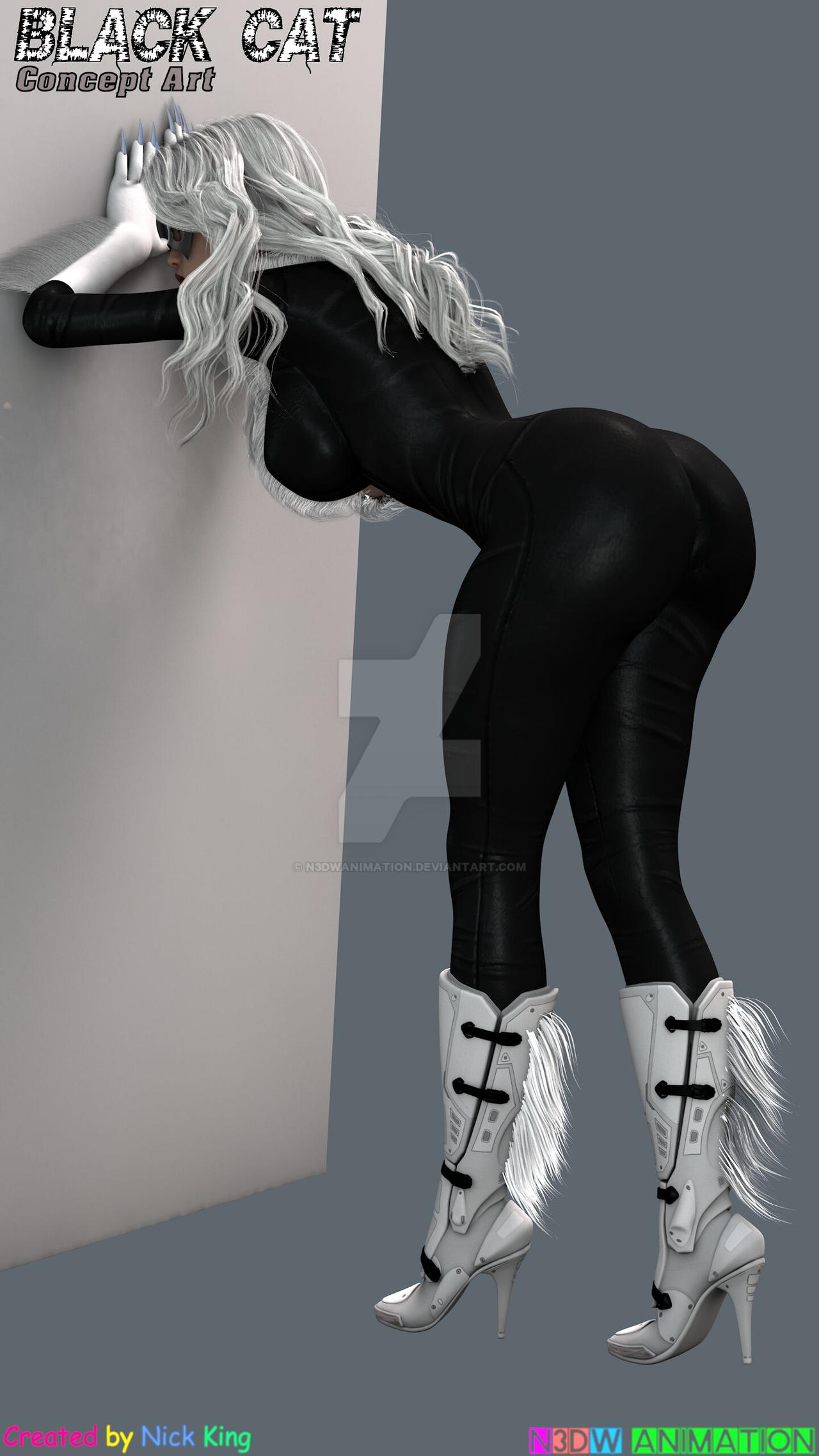Black Cat (Marvel) Rule 34 Image