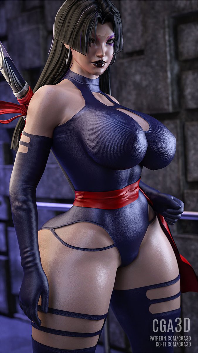 Psylocke (Marvel) Rule 34 Image