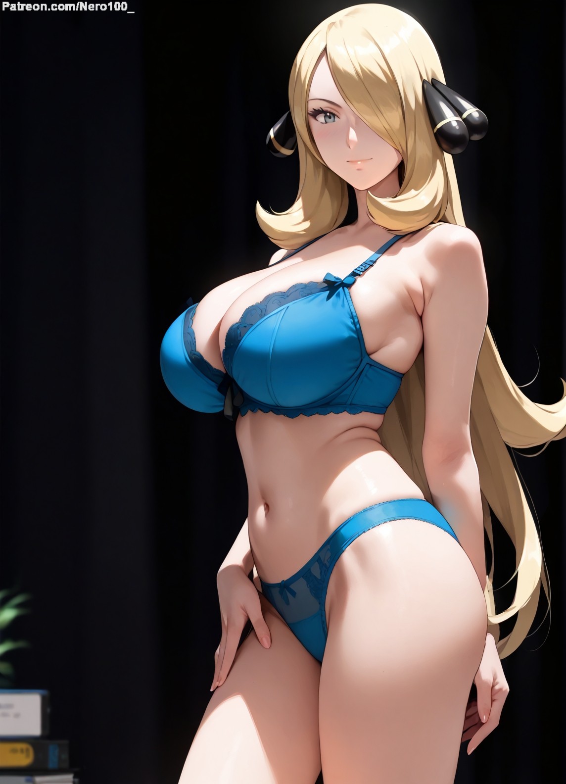 Cynthia (Pokemon) Rule 34 Image