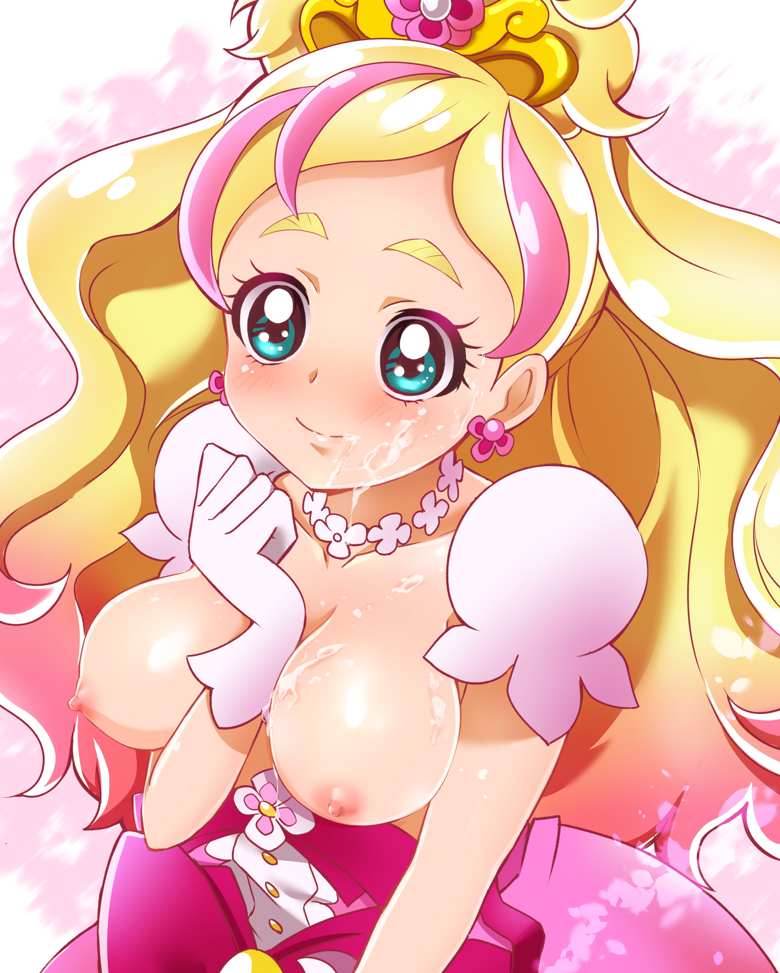 Cure Flora (Go! Princess Precure) Rule 34 Image
