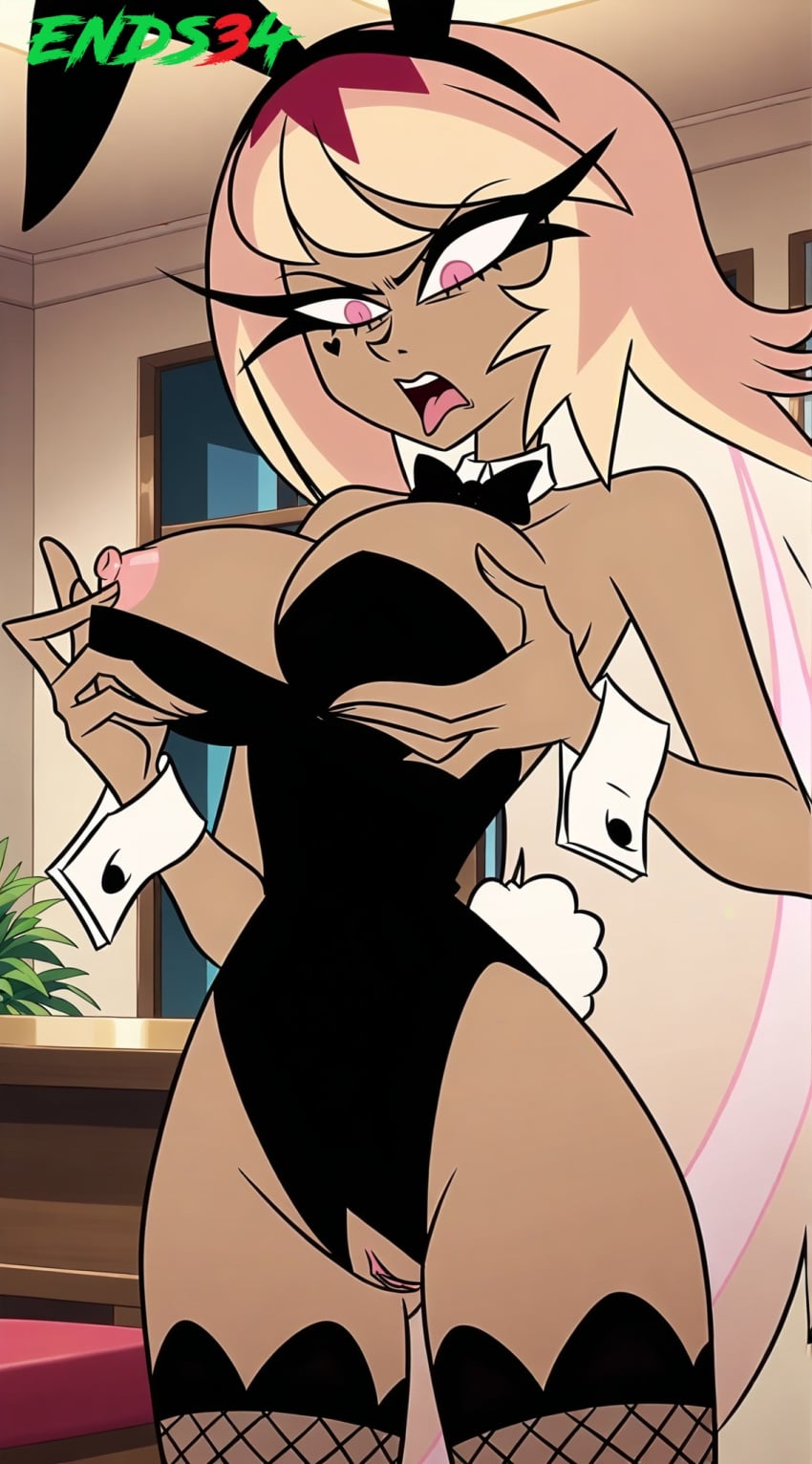 Human Verosika Mayday (Helluva Boss) Rule 34 Image