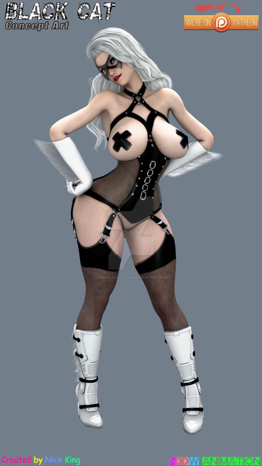 Black Cat (Marvel) Rule 34 Image