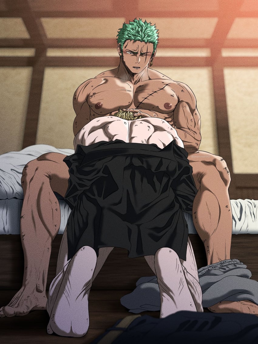 Roronoa Zoro (One Piece) Rule 34 Image