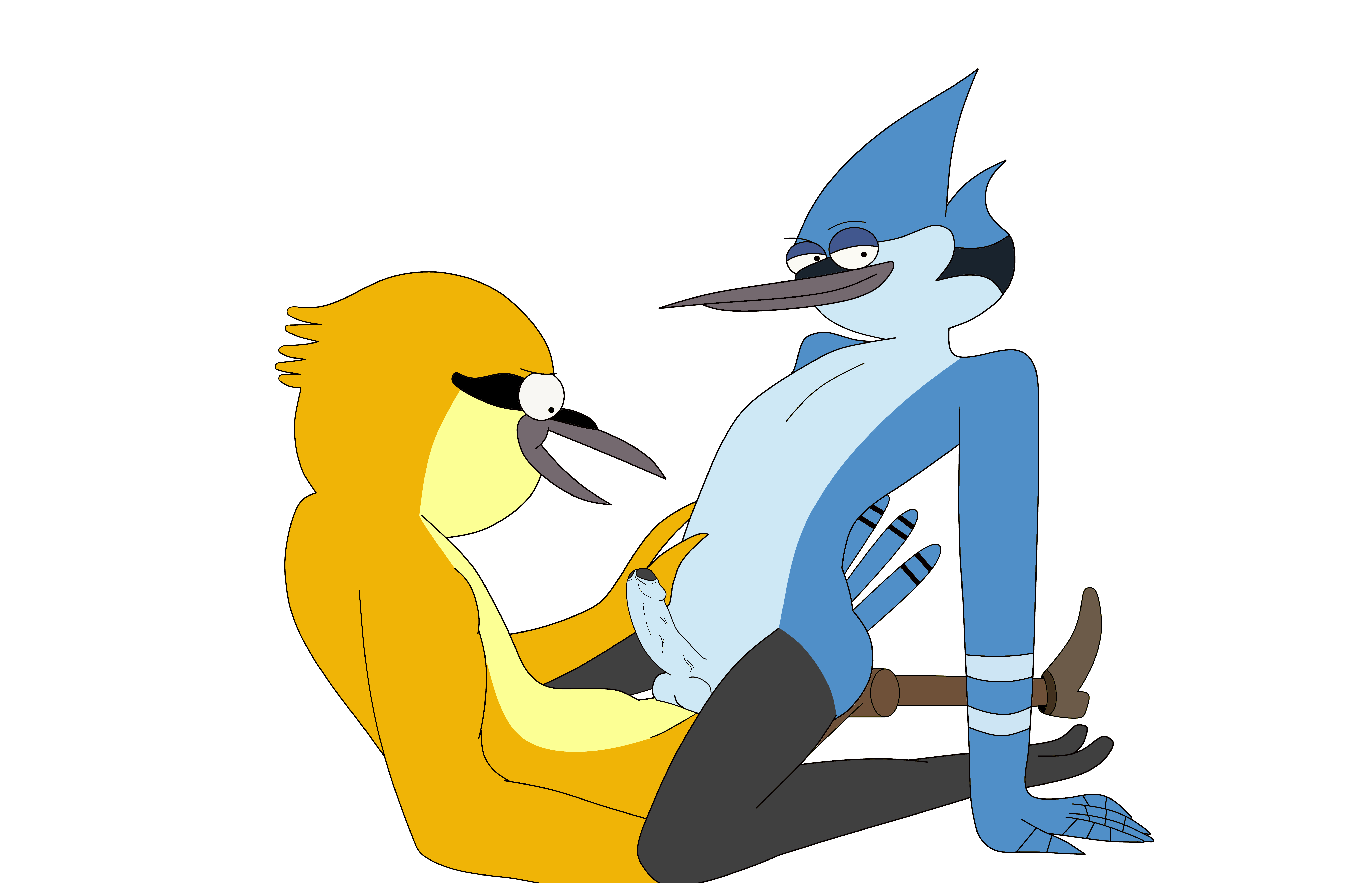 Mordecai (Cartoon Network) Rule 34 Image