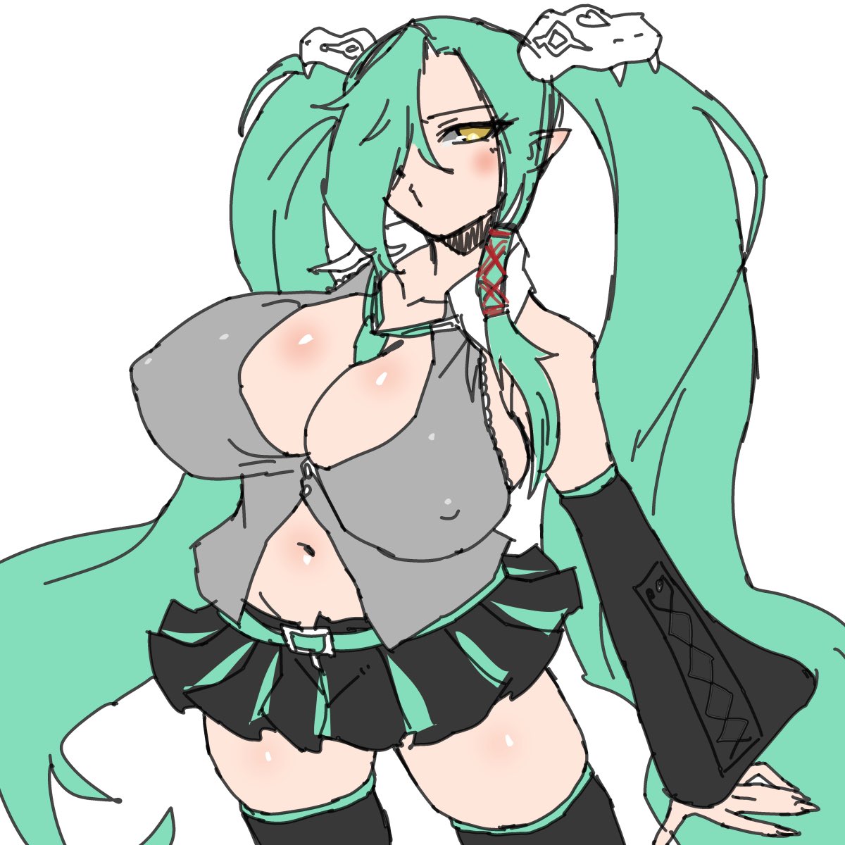 Hatsune Miku (Digimon) Rule 34 Image