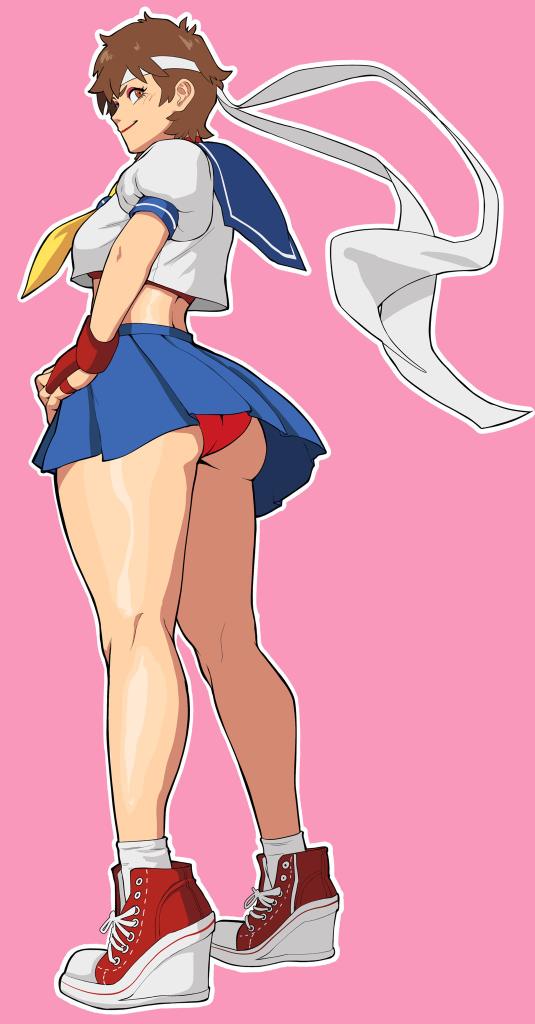 Sakura Kasugano (Street Fighter) Rule 34 Image
