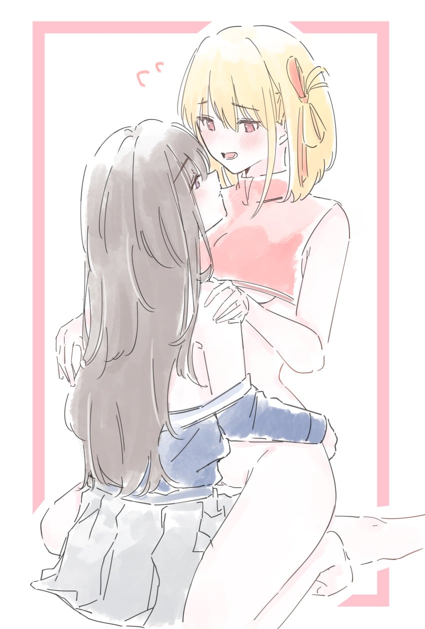 Inoue Takina (Lycoris Recoil) Rule 34 Image
