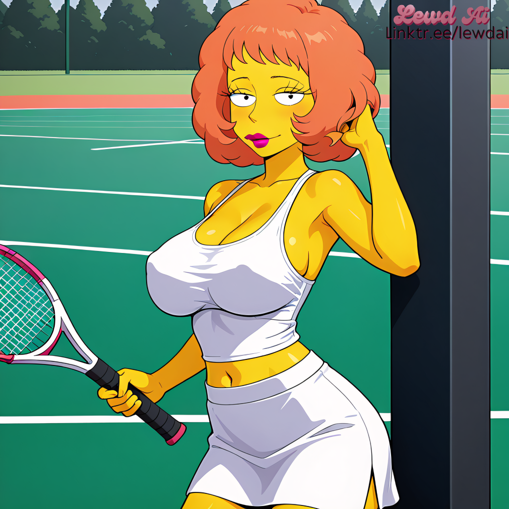Maude Flanders (The Simpsons) Rule 34 Image