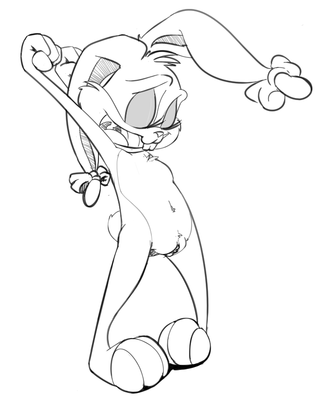 Babs Bunny (Tiny Toon Adventures) Rule 34 Image