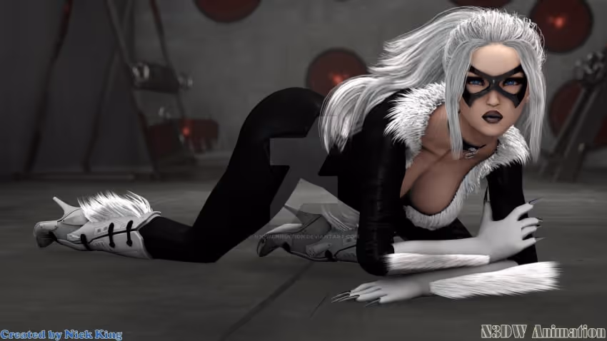 Black Cat (Marvel) Rule 34 Image