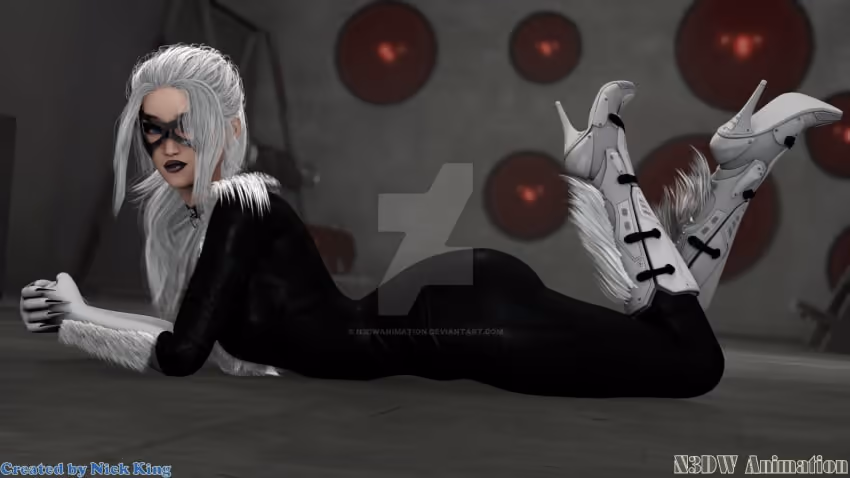 Black Cat (Marvel) Rule 34 Image