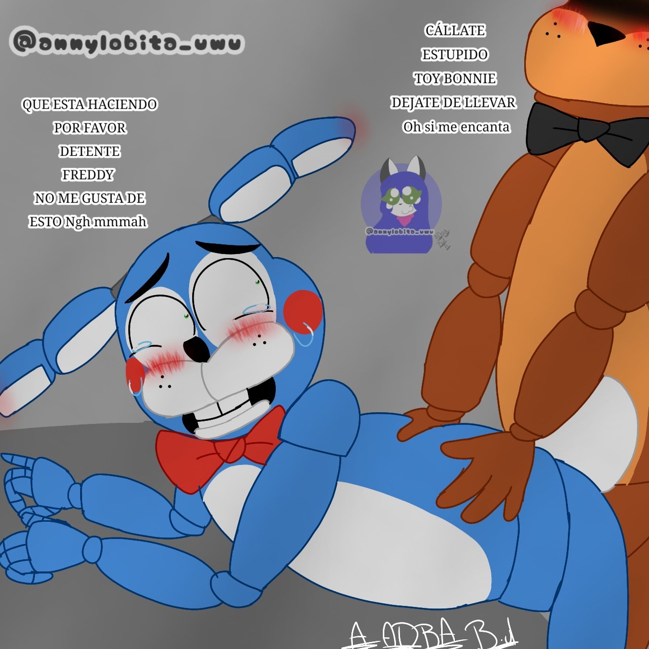 Toy Bonnie (Fnaf) Rule 34 Image