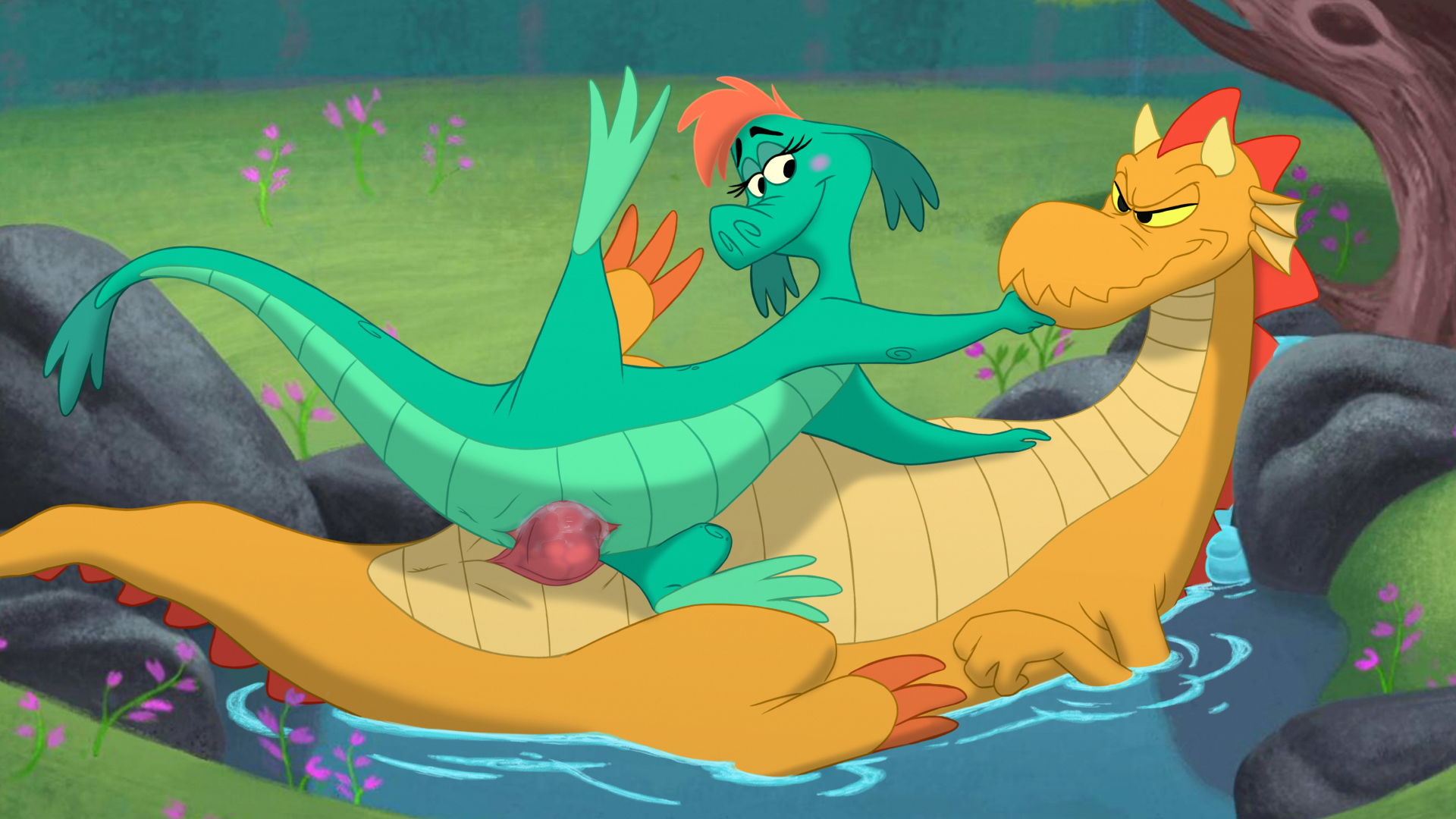 Nessie (Chip 'N Dale Rescue Rangers) Rule 34 Image