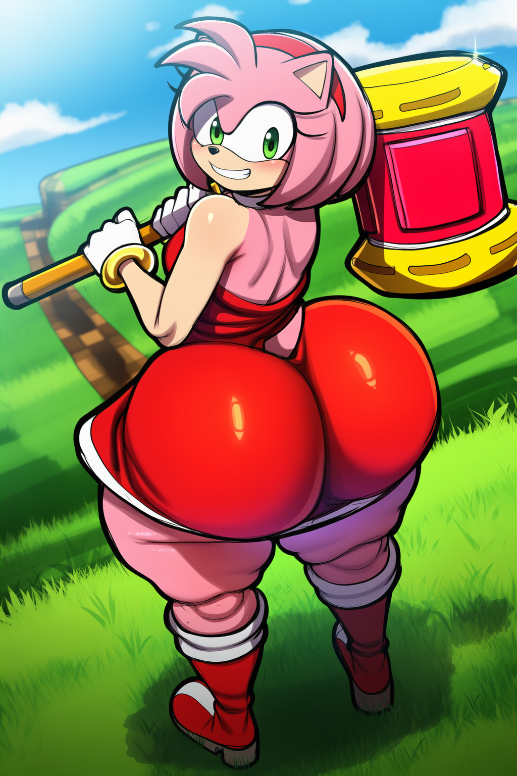 Amy Rose (Sonic The Hedgehog (Series)) Rule 34 Image