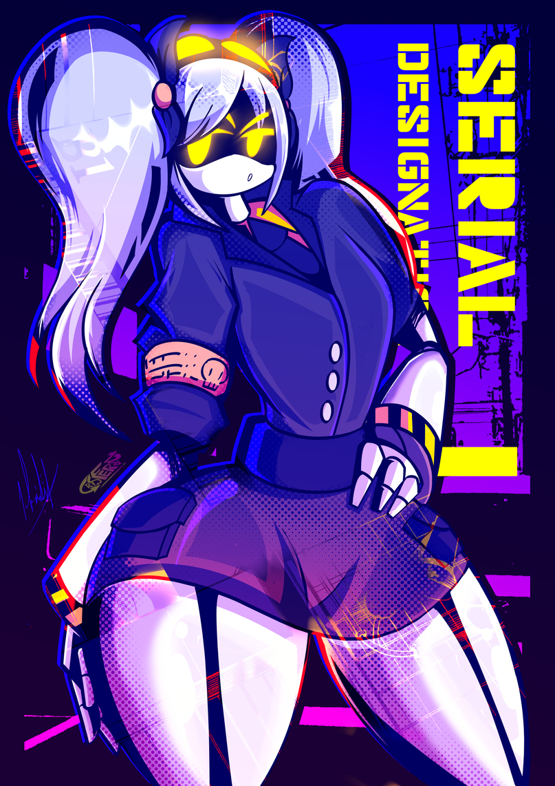 J (Murder Drones) Rule 34 Image