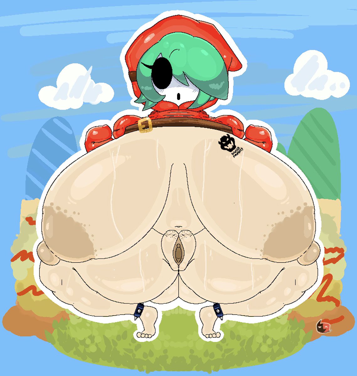 Shy Gal (Super Mario Bros.) Rule 34 Image