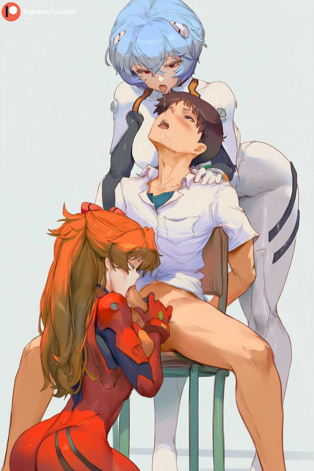 Asuka Langley Sohryu (Neon Genesis Evangelion) Rule 34 Image