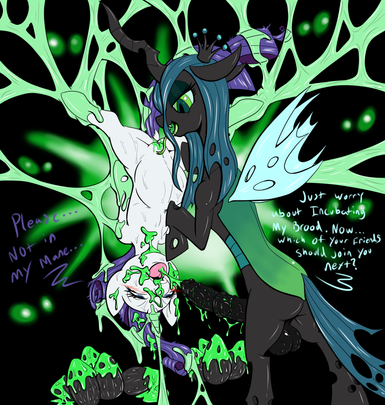 Queen Chrysalis (Mlp) Rule 34 Image