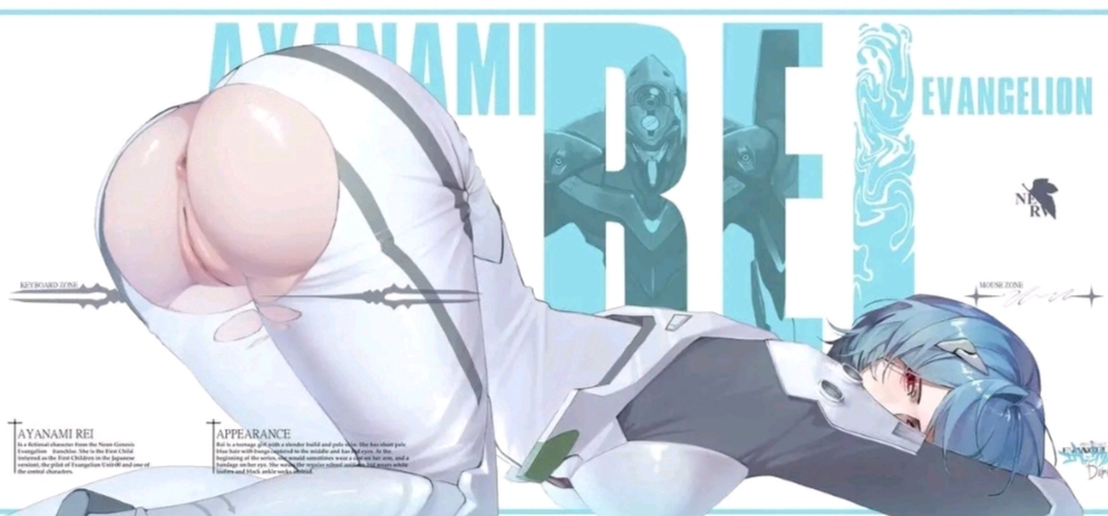 Ayanami Rei (Neon Genesis Evangelion) Rule 34 Image