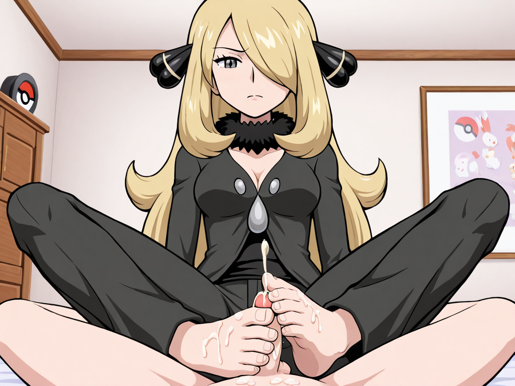 Cynthia (Pokemon) Rule 34 Image
