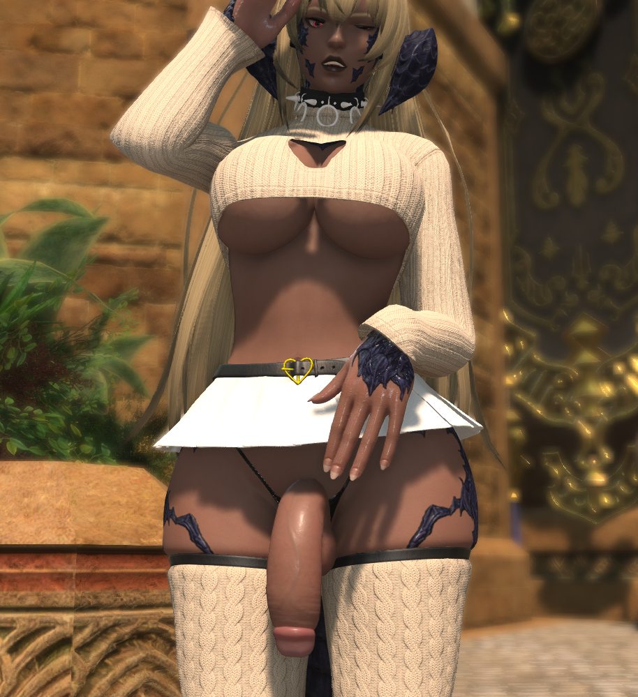 Au Ra (Final Fantasy) Rule 34 Image