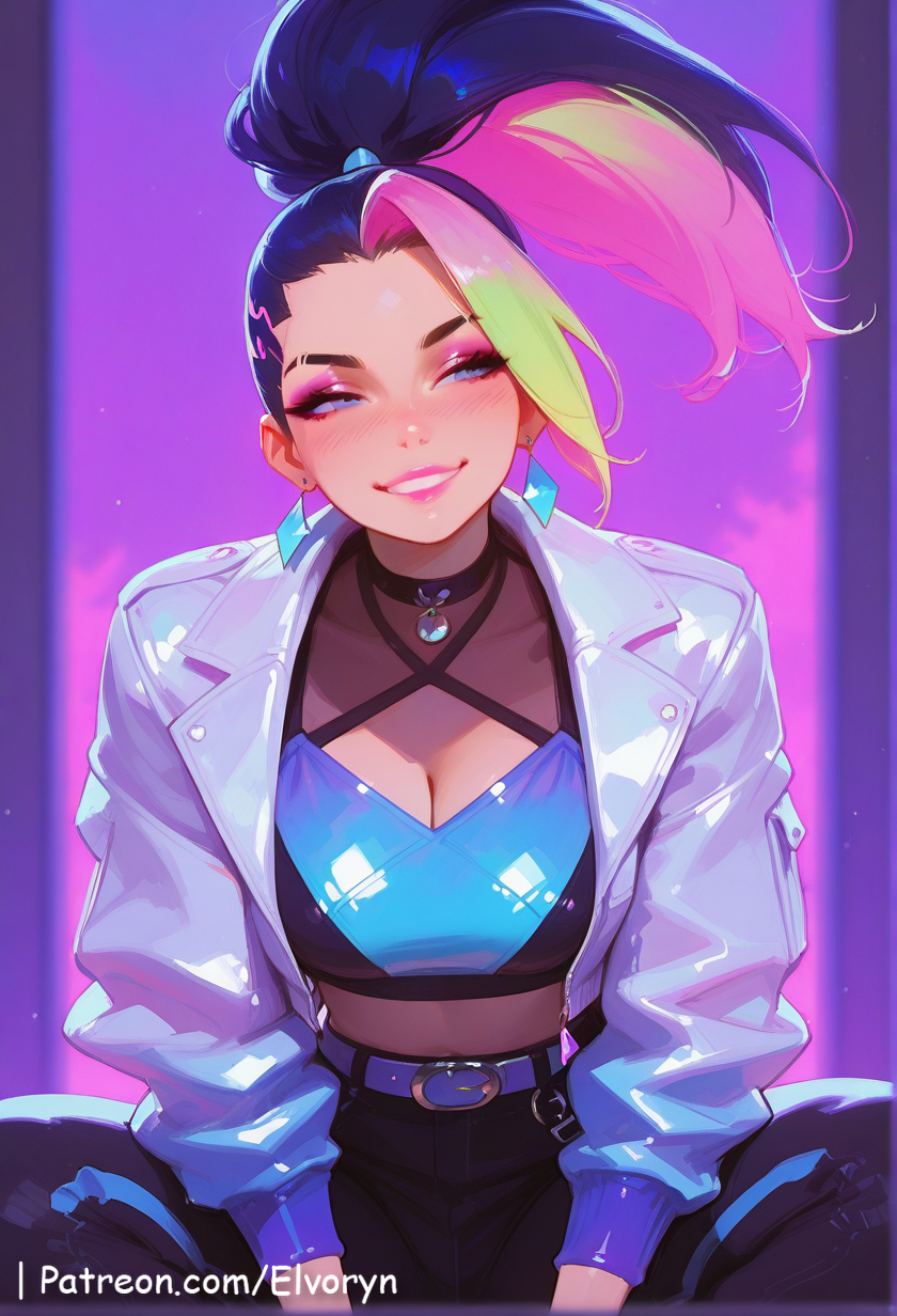 Akali (K/Da Series) Rule 34 Image