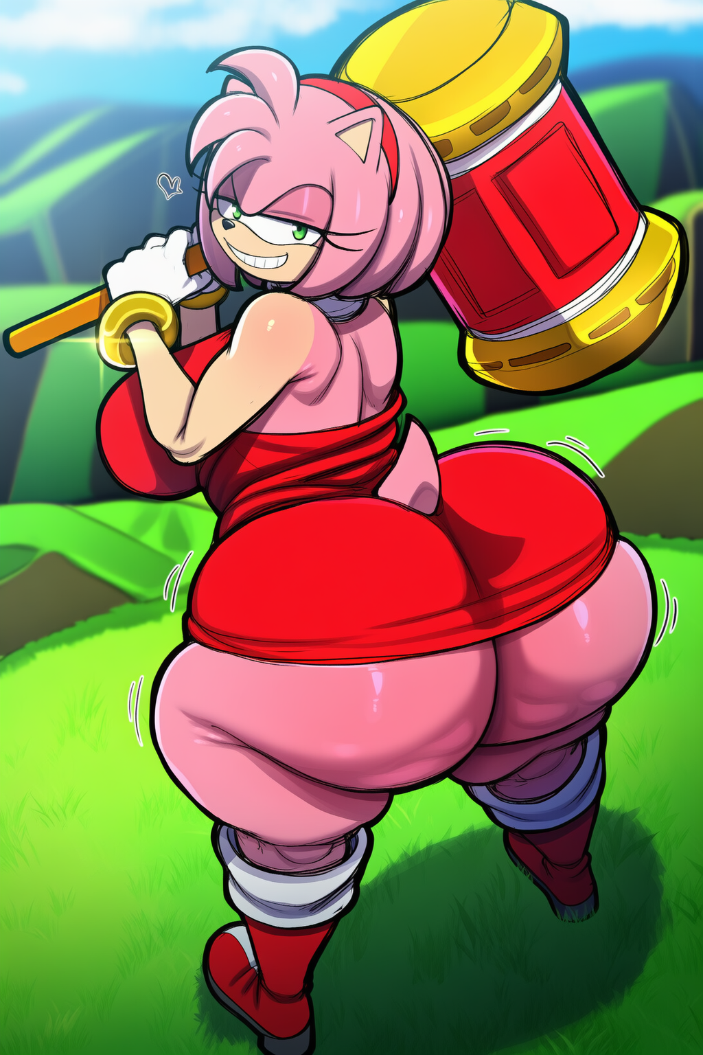 Amy Rose (Sonic (Series)) Rule 34 Image