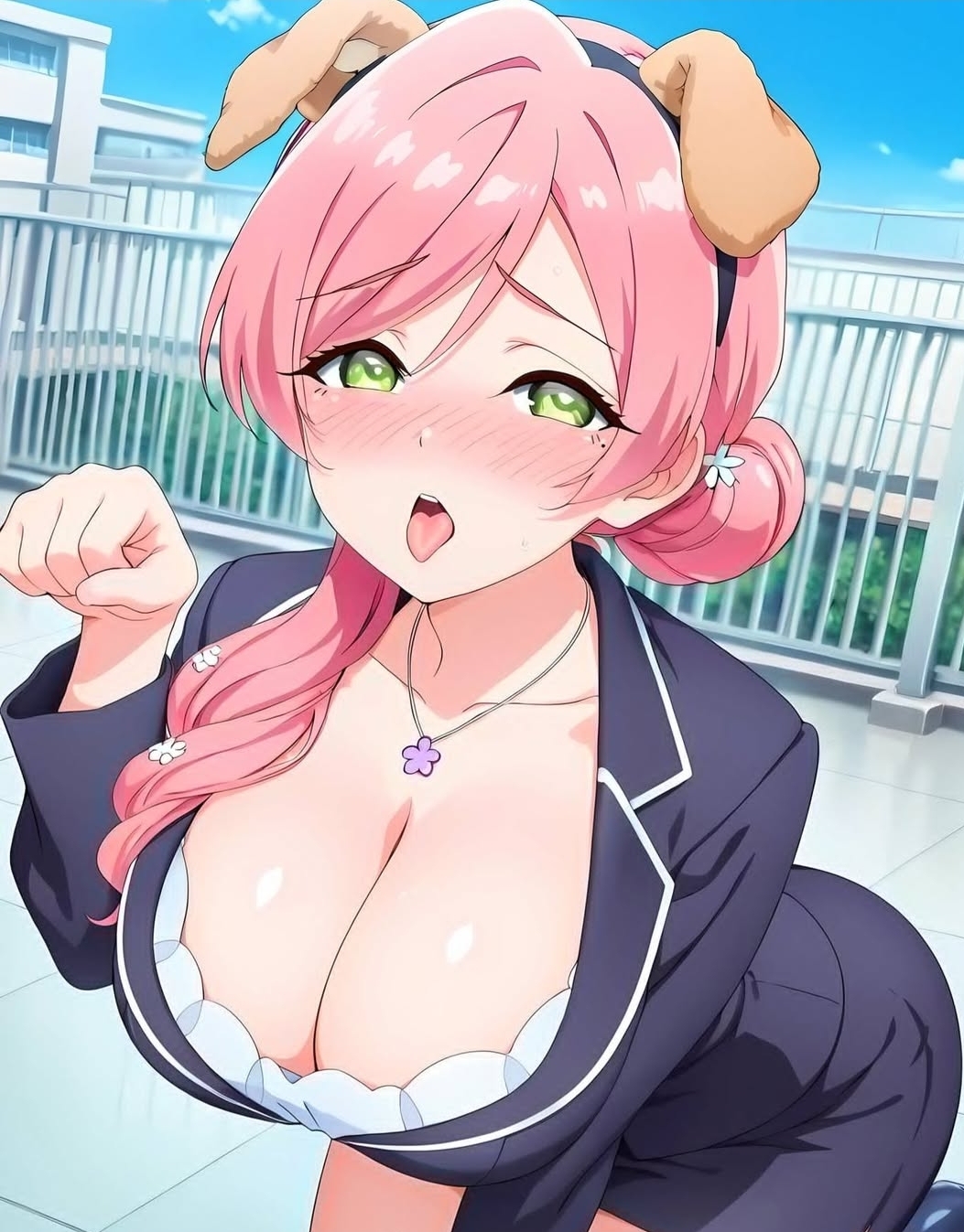 Hanazono Hahari (100 Kanojo) Rule 34 Image
