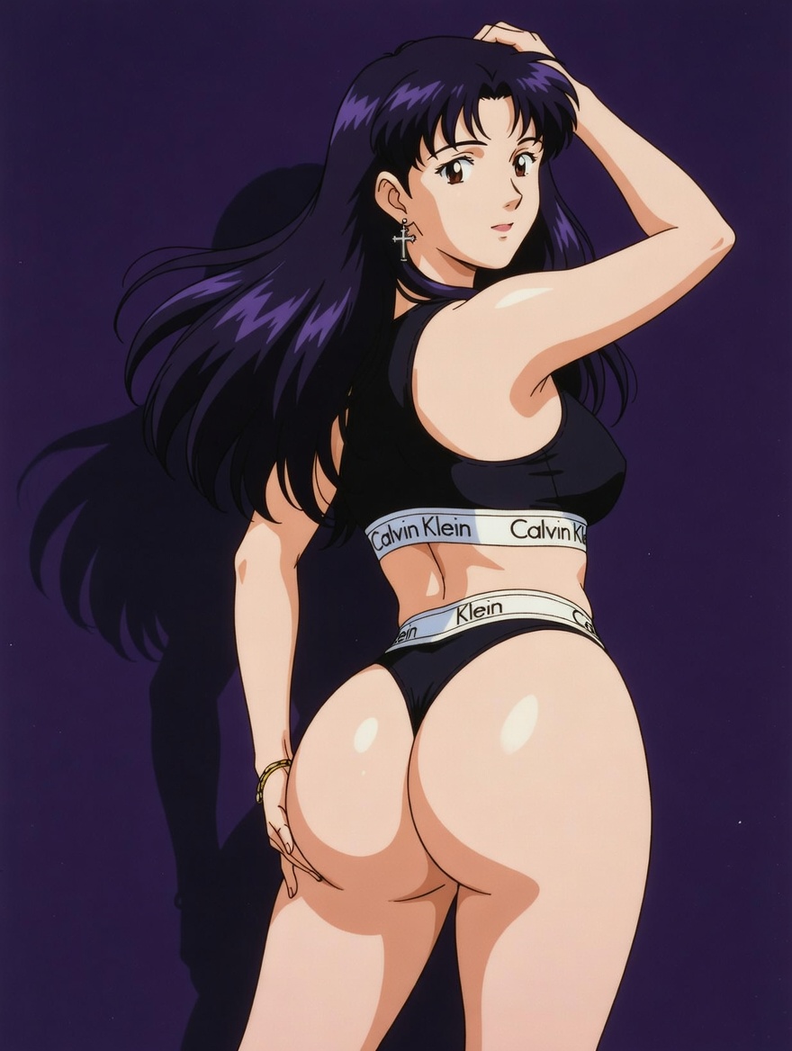Misato Katsuragi (Calvin Klein) Rule 34 Image