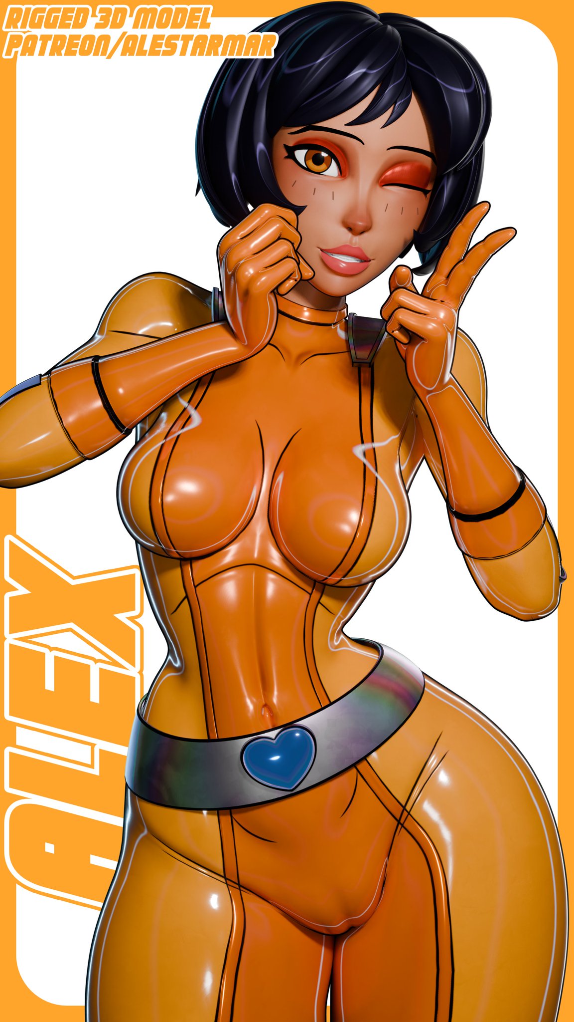Alex (Totally Spies) Rule 34 Image