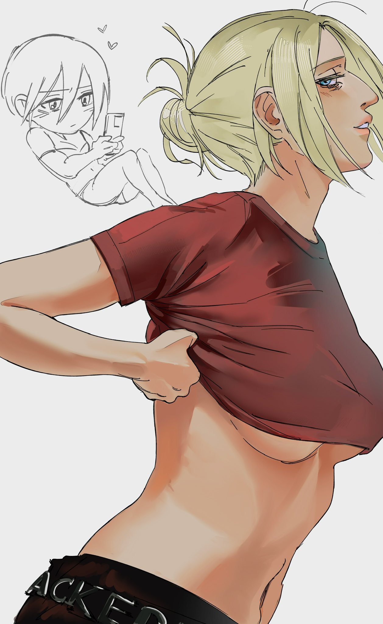 Mikasa Ackerman (Attack On Titan) Rule 34 Image