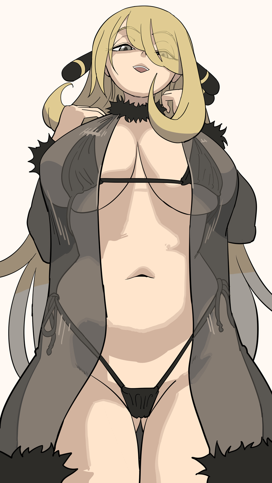 Cynthia (Pokemon) Rule 34 Image